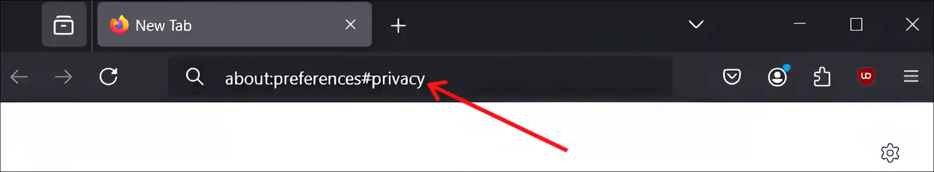 firefox about:preferences#privacy