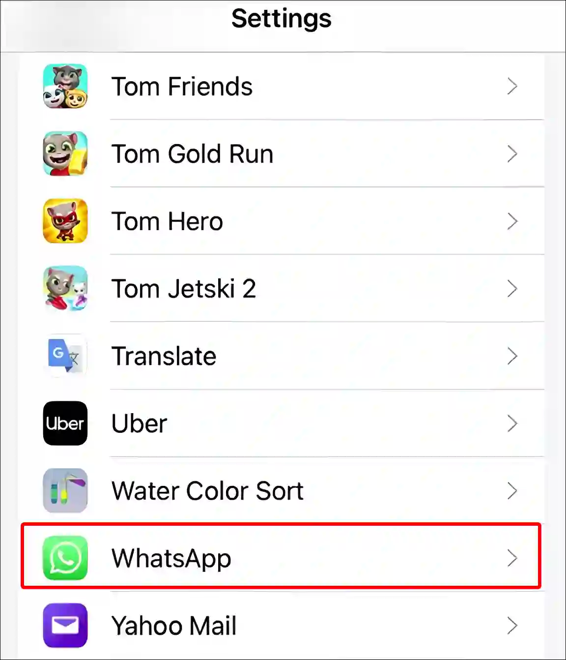 iphone whatsapp settings