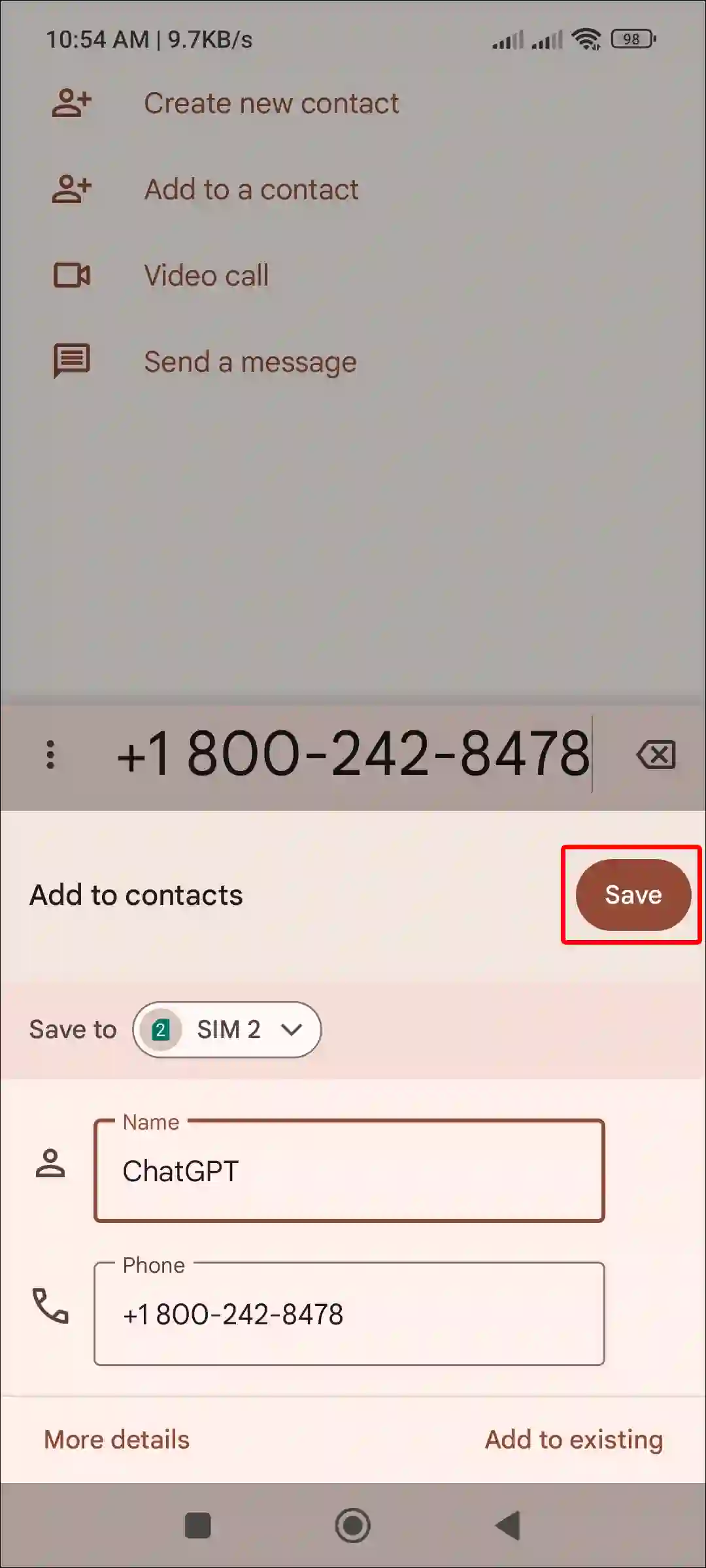 openai chatgpt whatsapp number