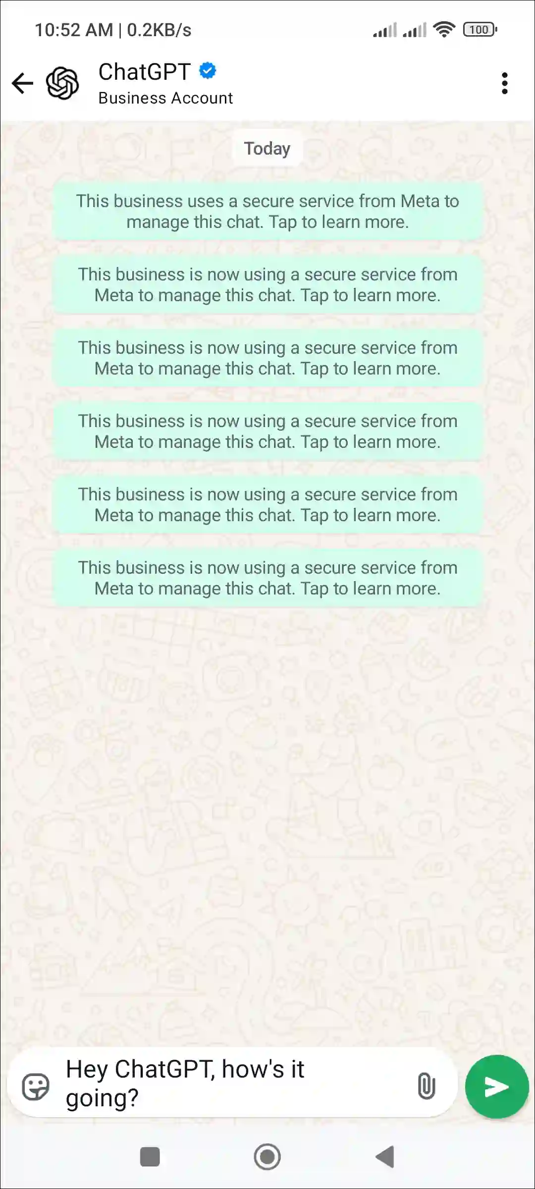 openai chatgpt whatsapp