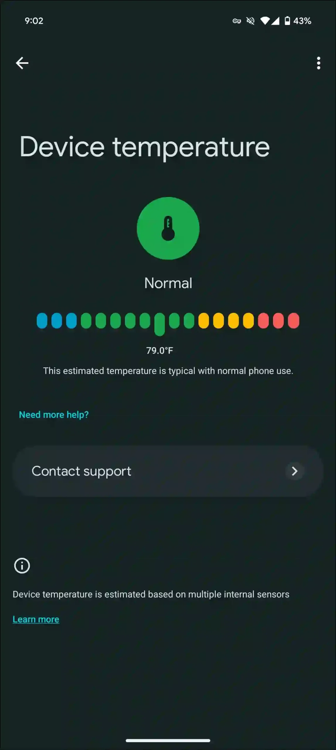 pixel 9 phone device temperature