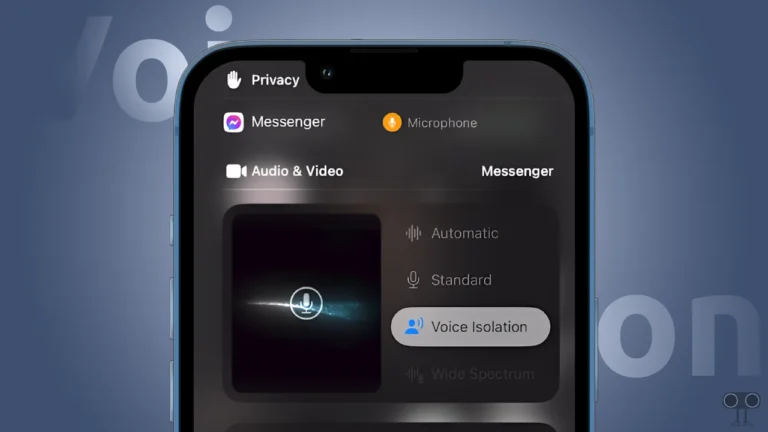 How to Turn ON or OFF Voice Isolation on iOS 18 in iPhone