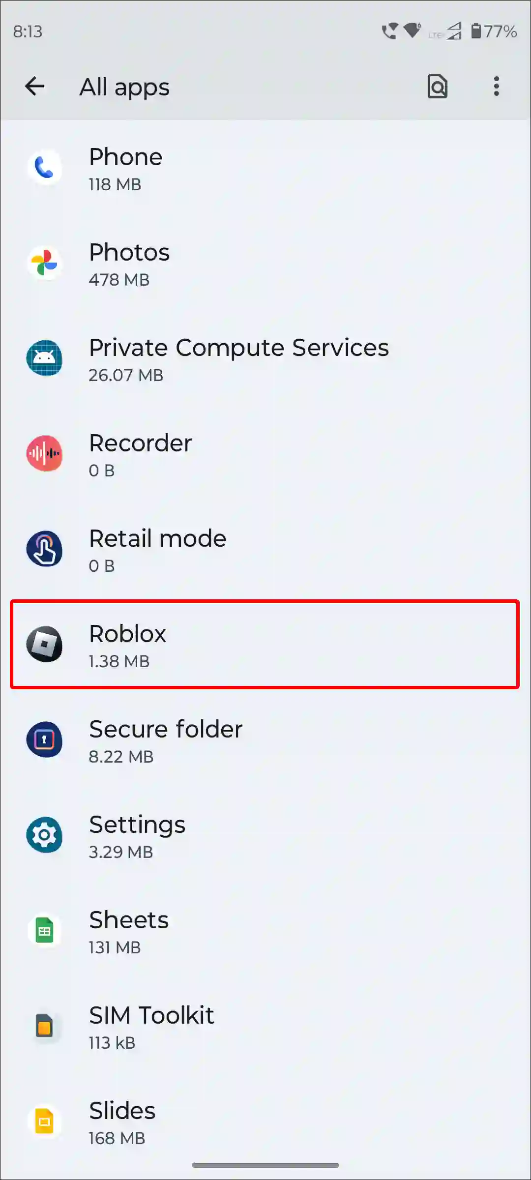 android roblox app