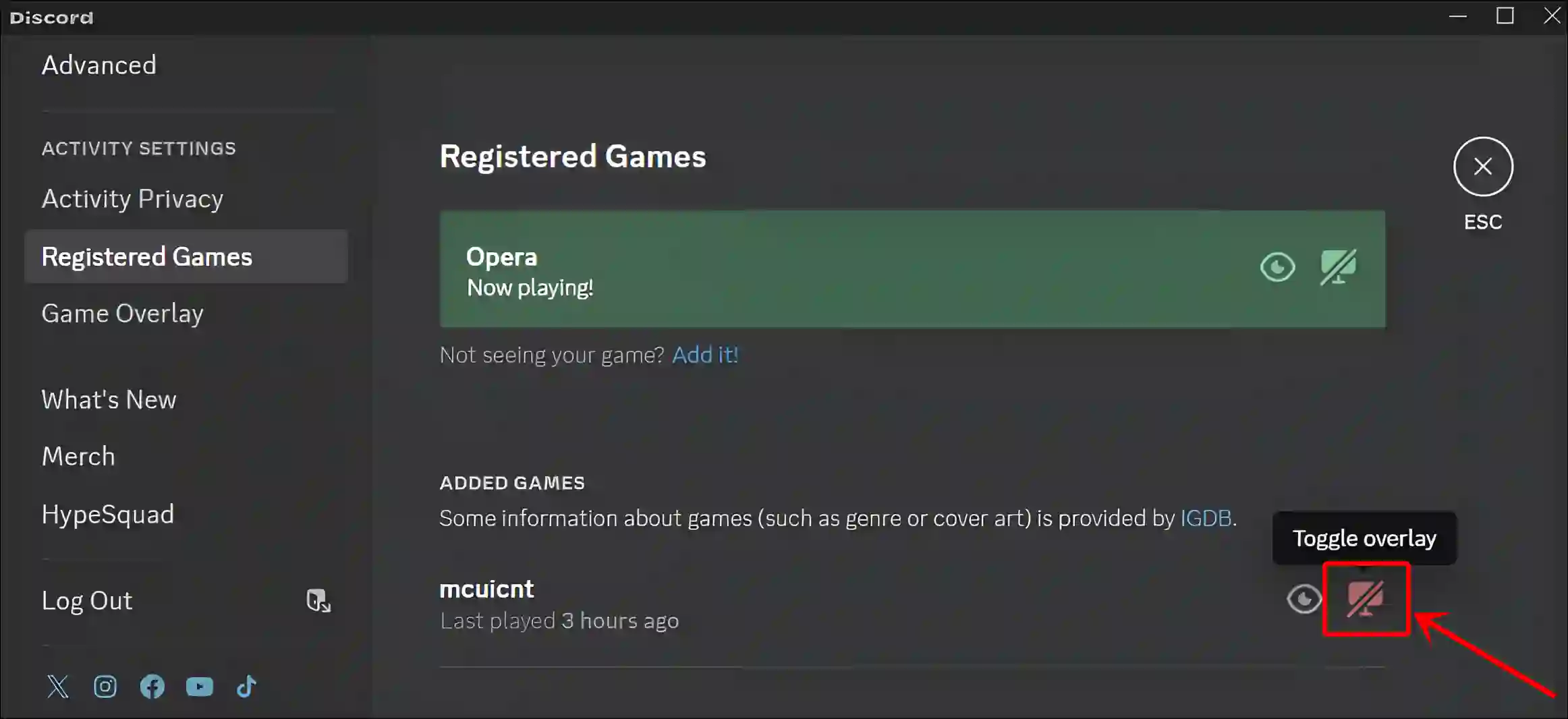 disable discord overlay for specific games