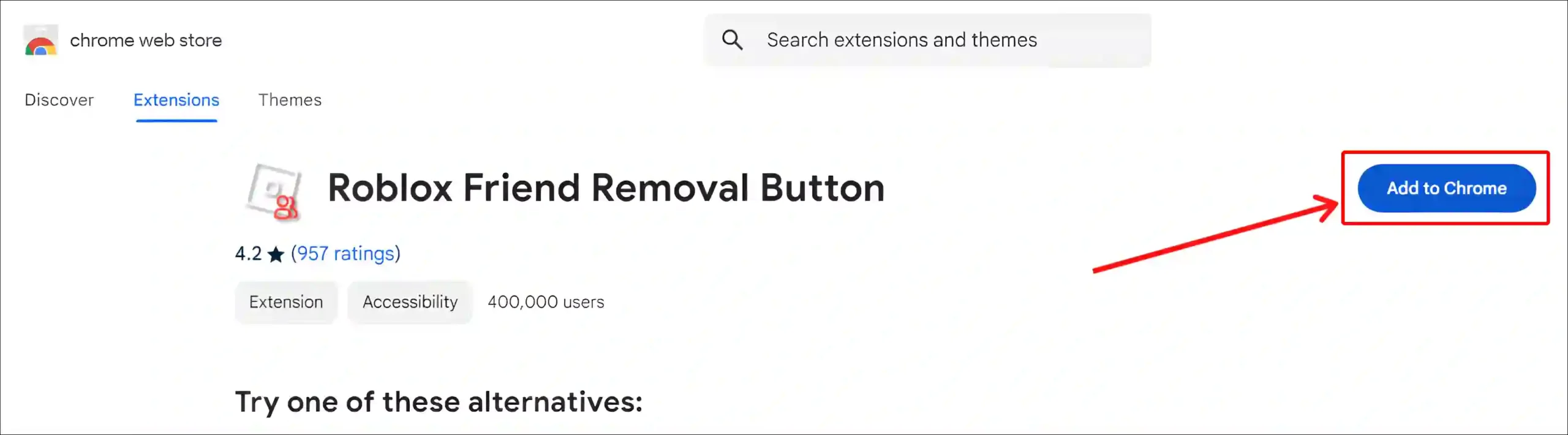 roblox friend removal button extension