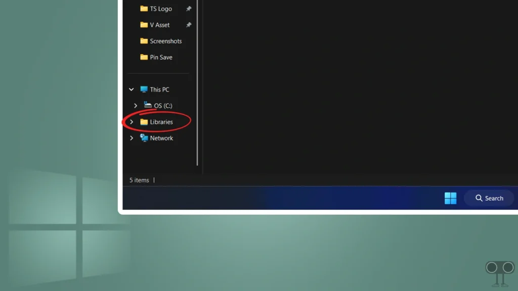 How to Show or Hide Libraries Folder in File Explorer on Windows 11