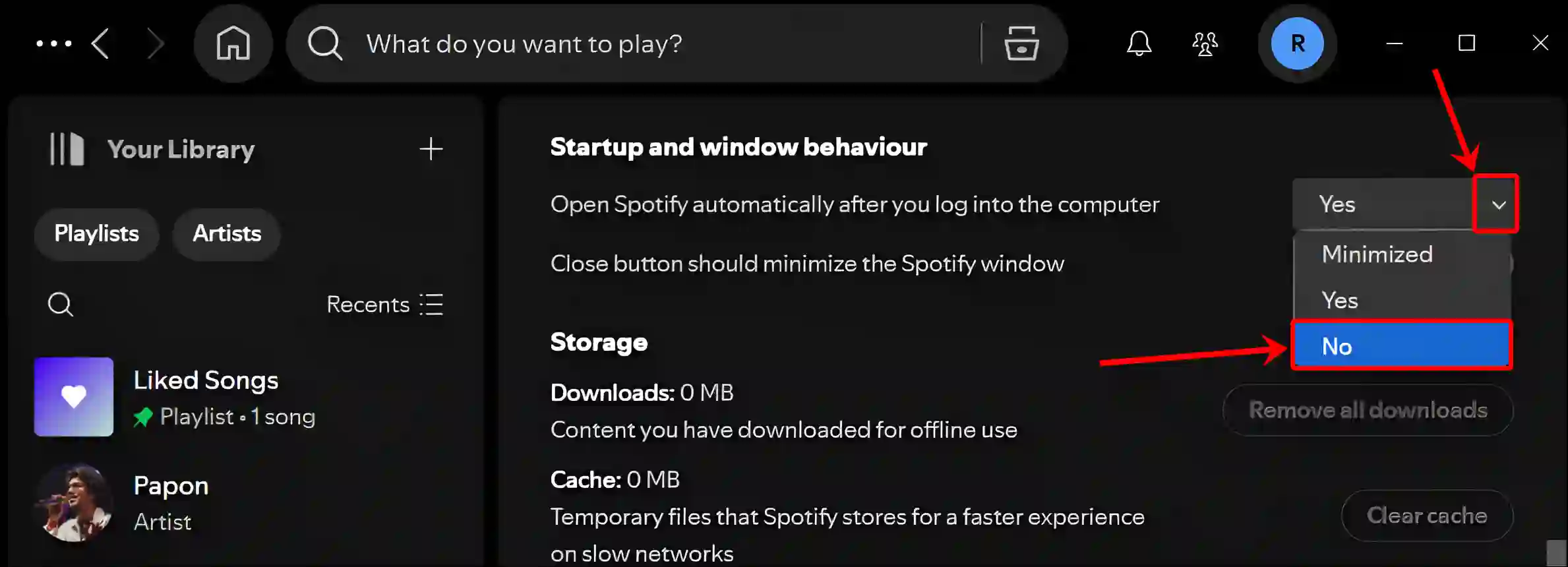 stop spotify opening on startup mac windows