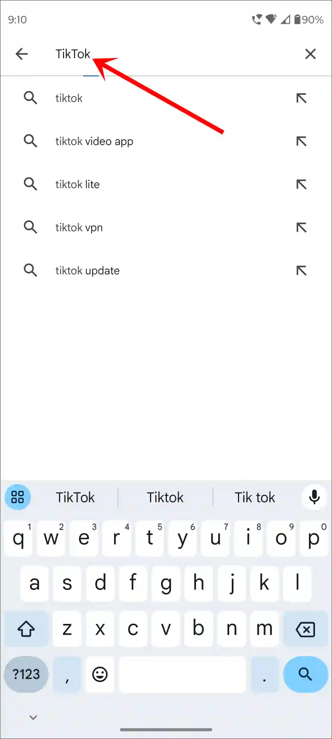 tiktok google play store