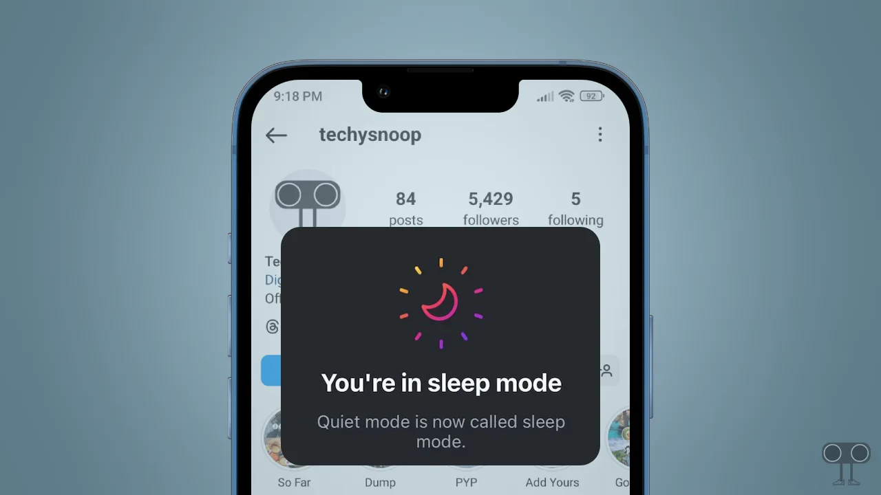 How to Turn ON or OFF Sleep Mode (Quiet Mode) on Instagram