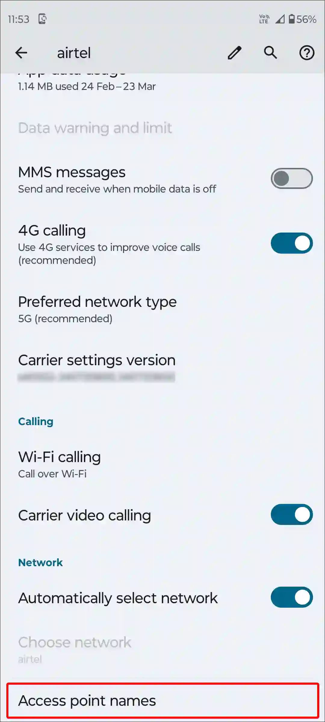 android access point names