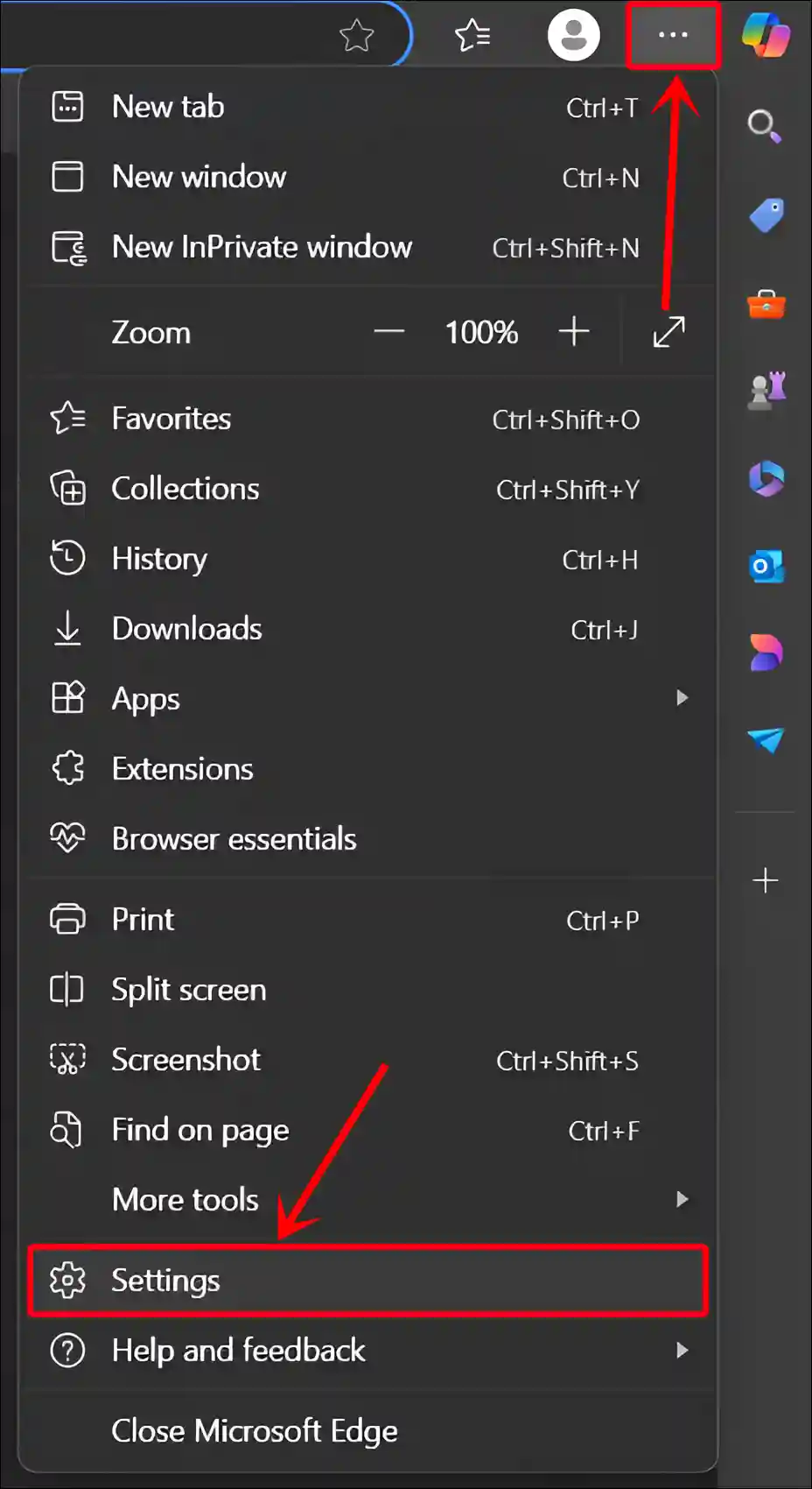 microsoft edge browser settings