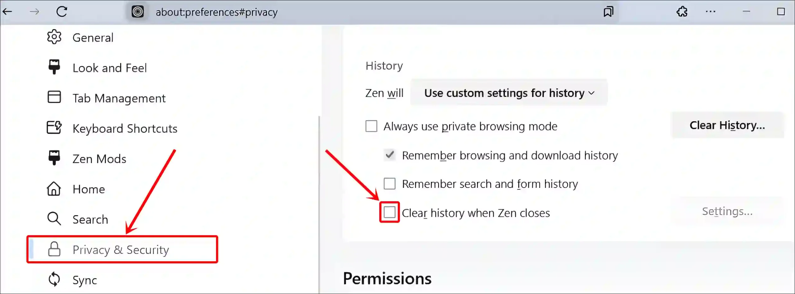 How to Stop Zen Browser from Clearing History and Cookies on Exit