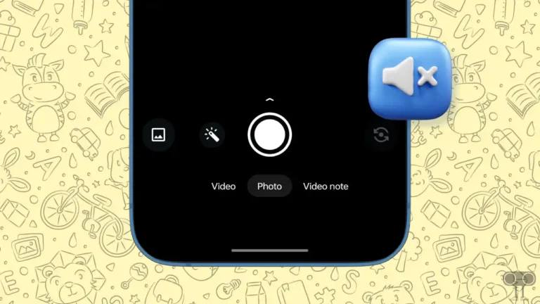 How to Turn Off WhatsApp Camera Shutter Sound on Android