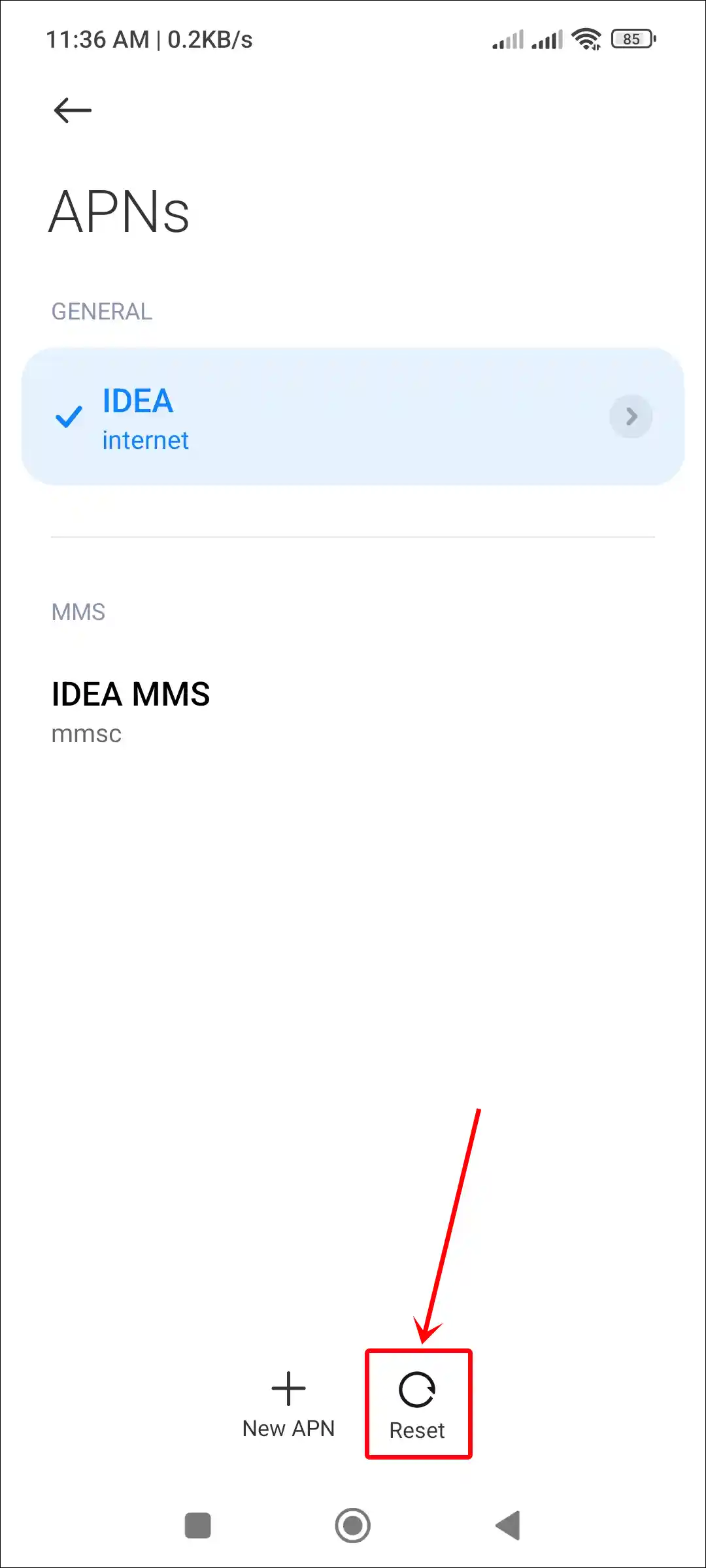 xiaomi access point names reset