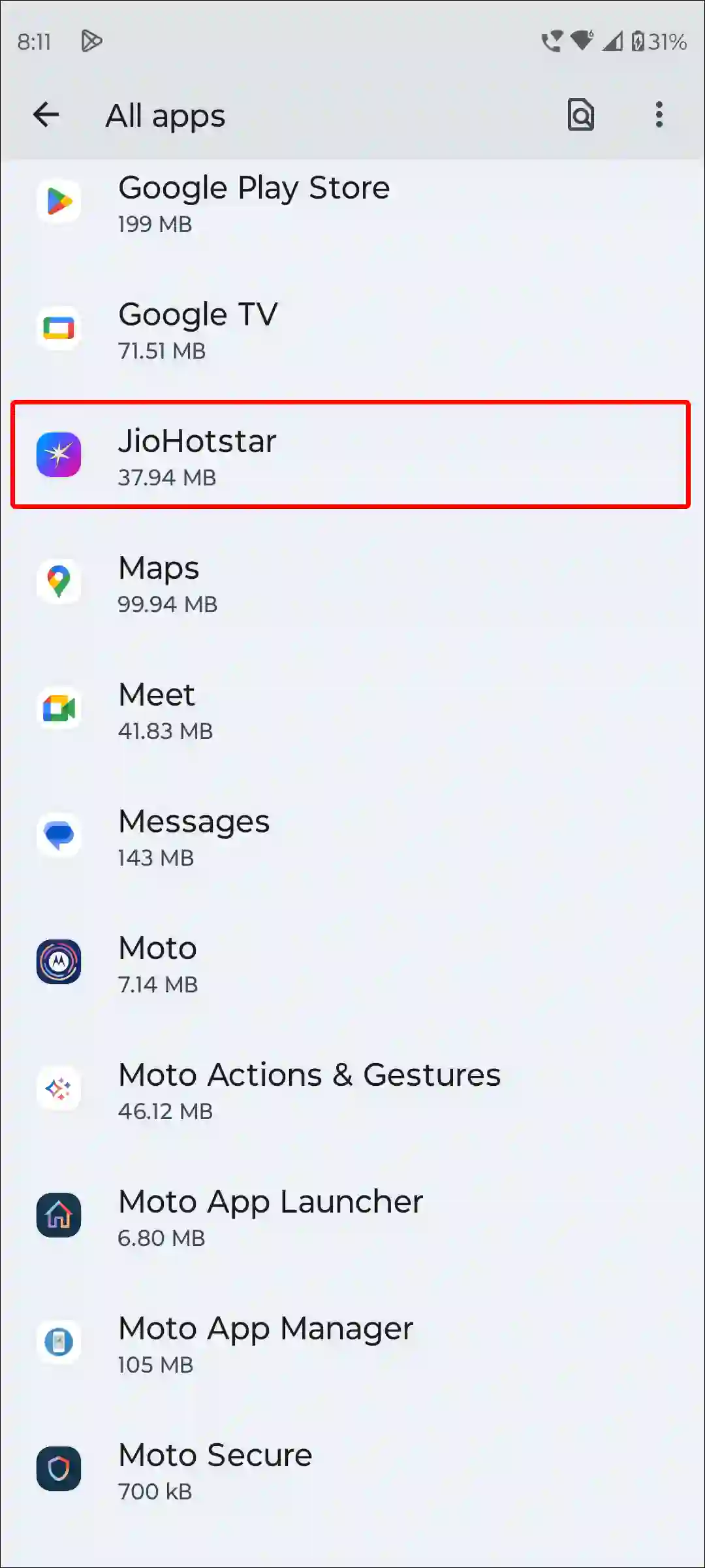 android jiohotstar app