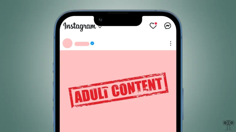 How to Block Adult (18+/P*rn) Content on Instagram