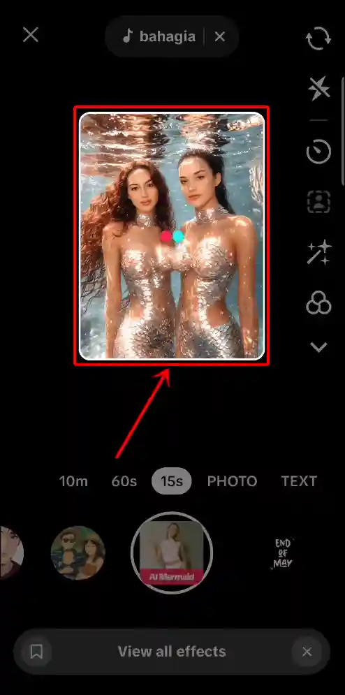 ai mermaid filter add photo