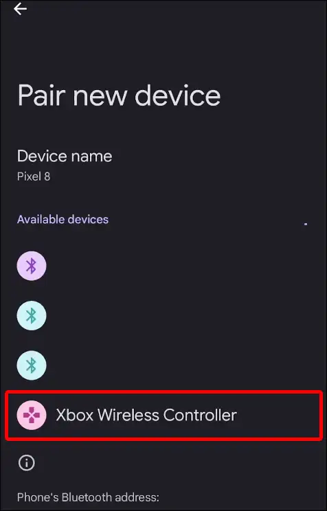 android bluetooth xbox wireless controller