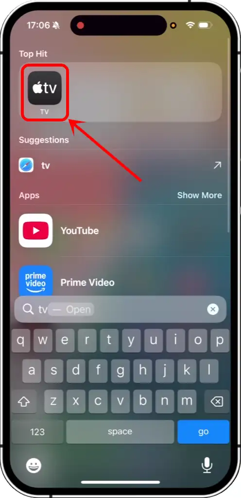 Apple tv app iPhone