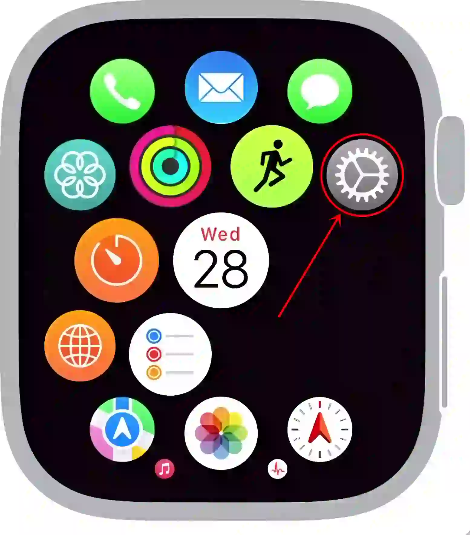 apple watch settings