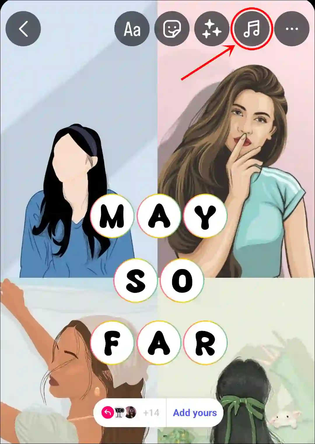 may so far story music