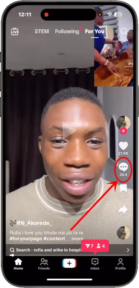 tiktok video comments