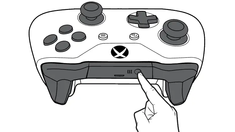 xbox controller sync button