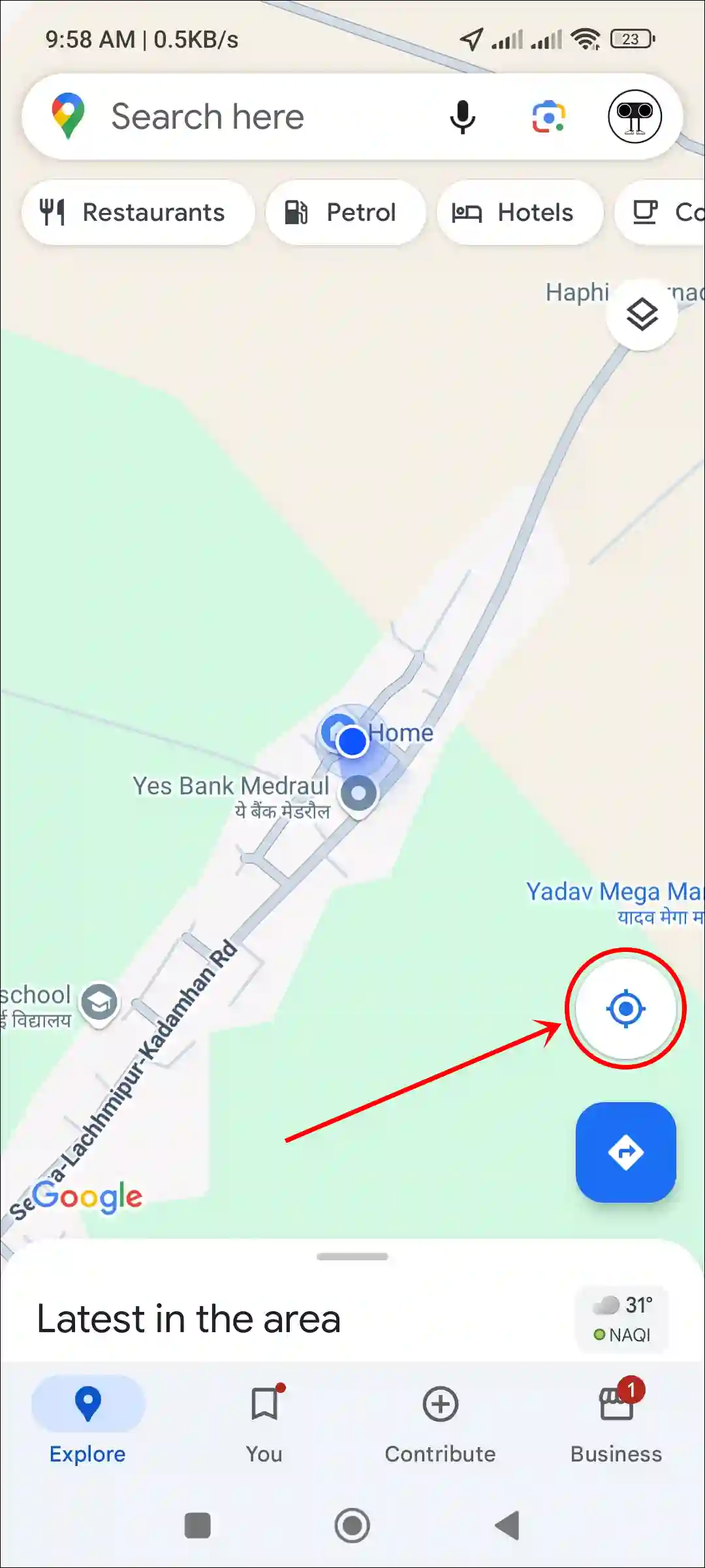 google maps location icon