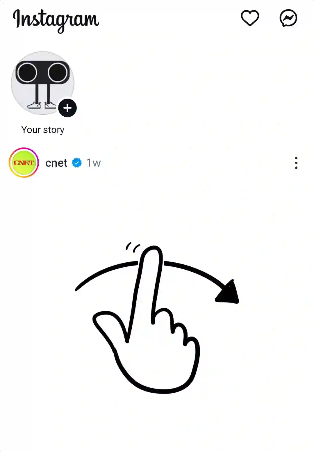 ig home page swipe right