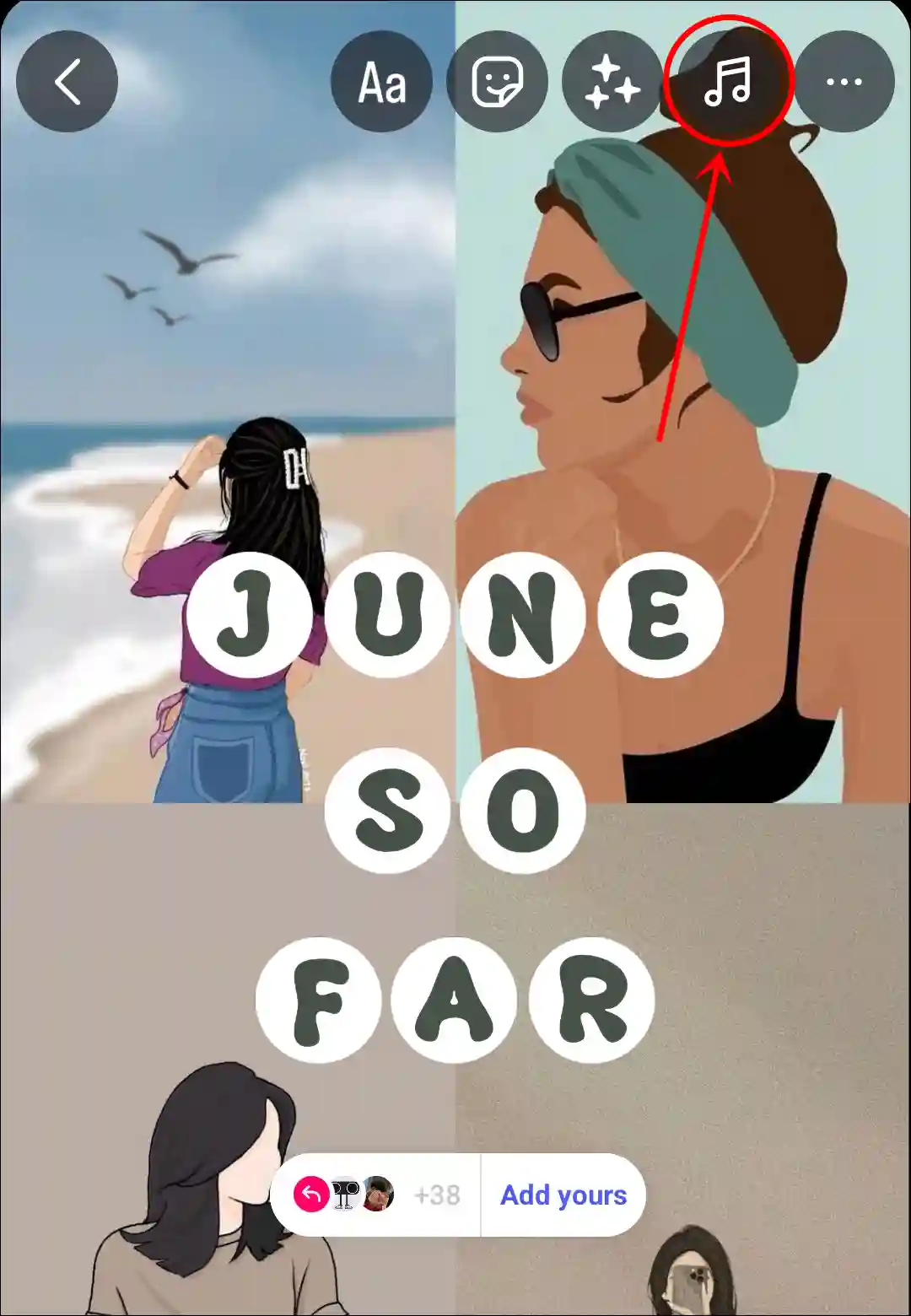 june so far story music