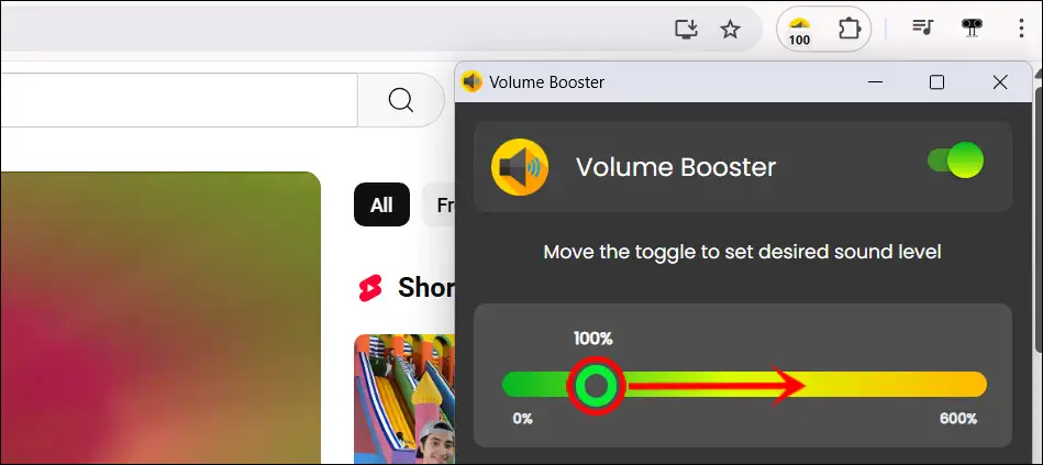 Make google chrome volume louder using Music enhancer