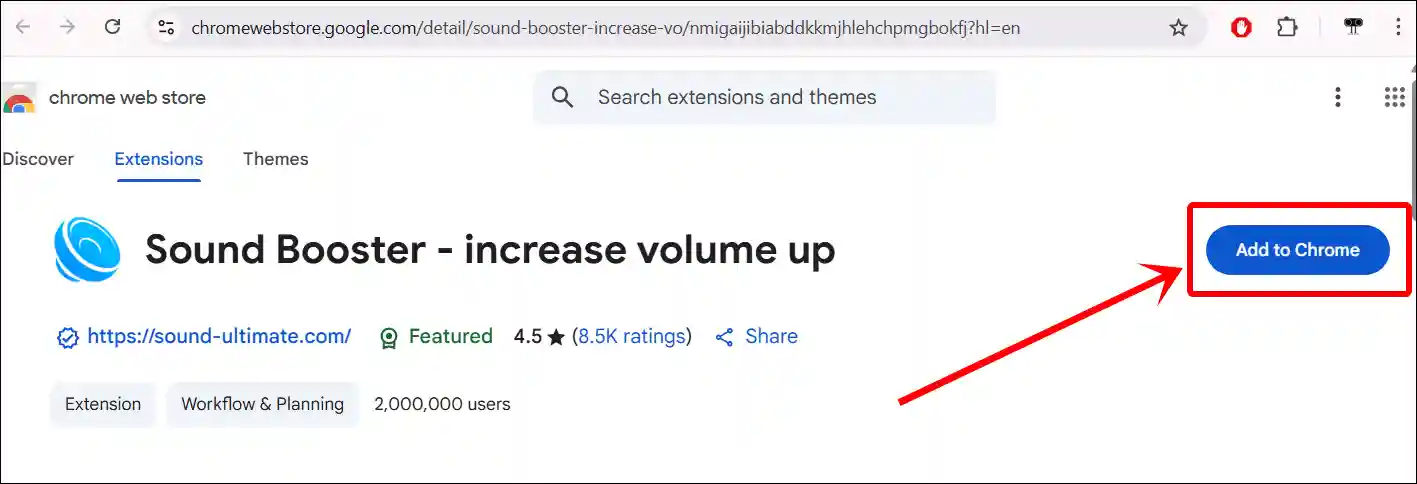 sound booster chrome extension