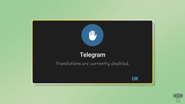 Telegram Translations are Currently Disabled! How to Fix