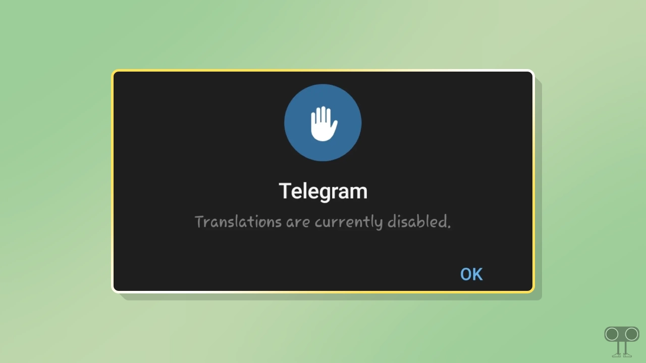 Telegram Translations are Currently Disabled! How to Fix