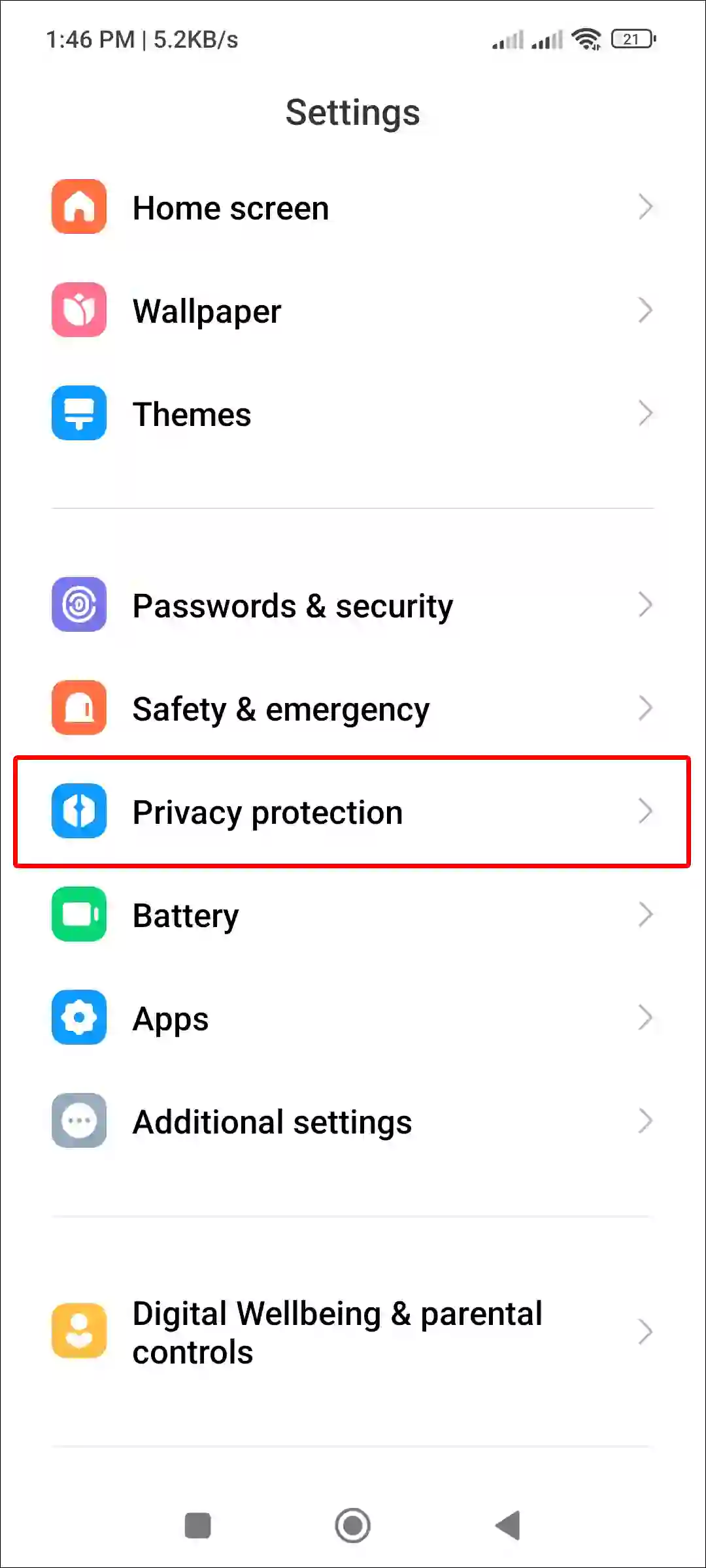 xiaomi privacy protection