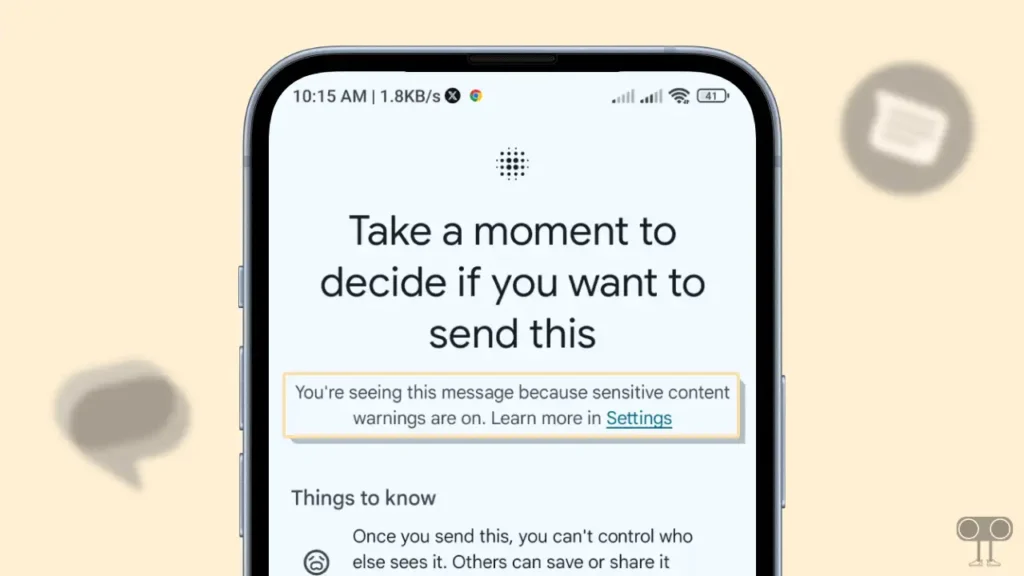 Enable or Disable Sensitive Content Warnings on Google Messages