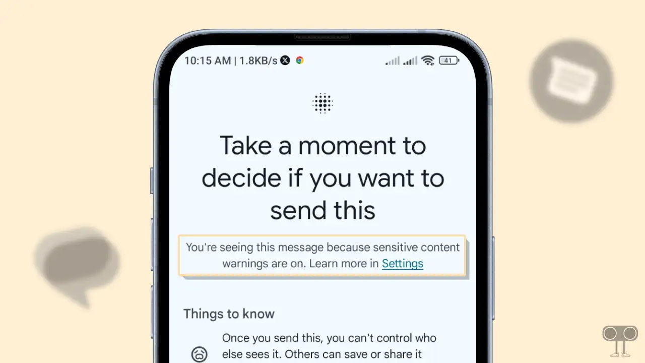 Enable or Disable Sensitive Content Warnings on Google Messages