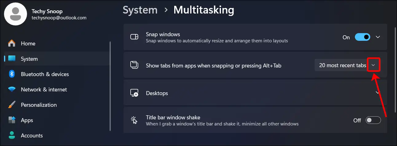 windows 11 alt+tab settings