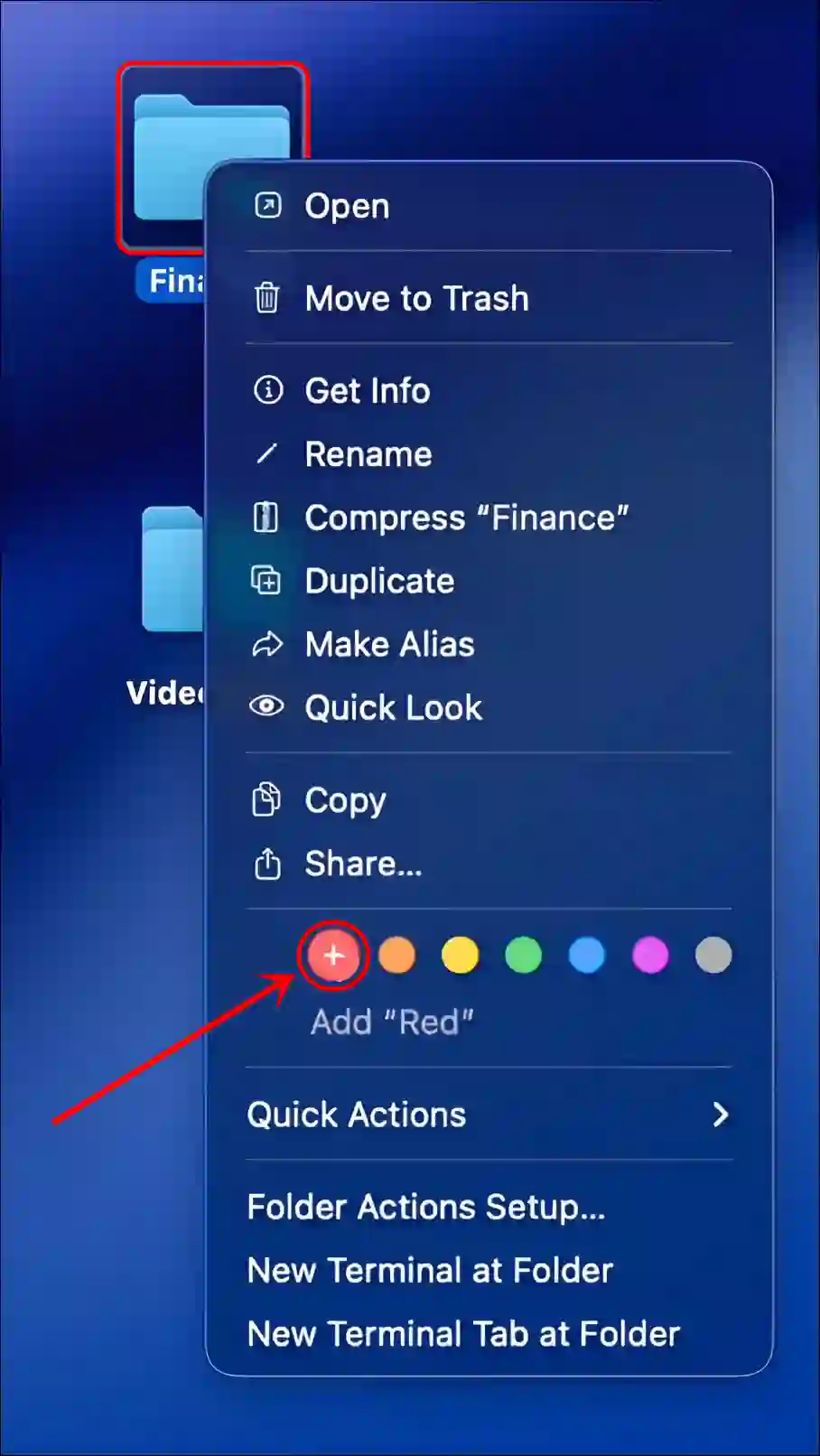 To change the color of a specific folder on your Mac desktop