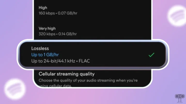 Enable Lossless Audio on Spotify, Disable Lossless Audio on Spotify, Spotify's Lossless Audio Option Not Showing Up