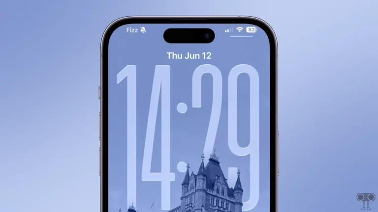 How to Get Big Numbers for Clock on iPhone Lock Screen in iOS 26