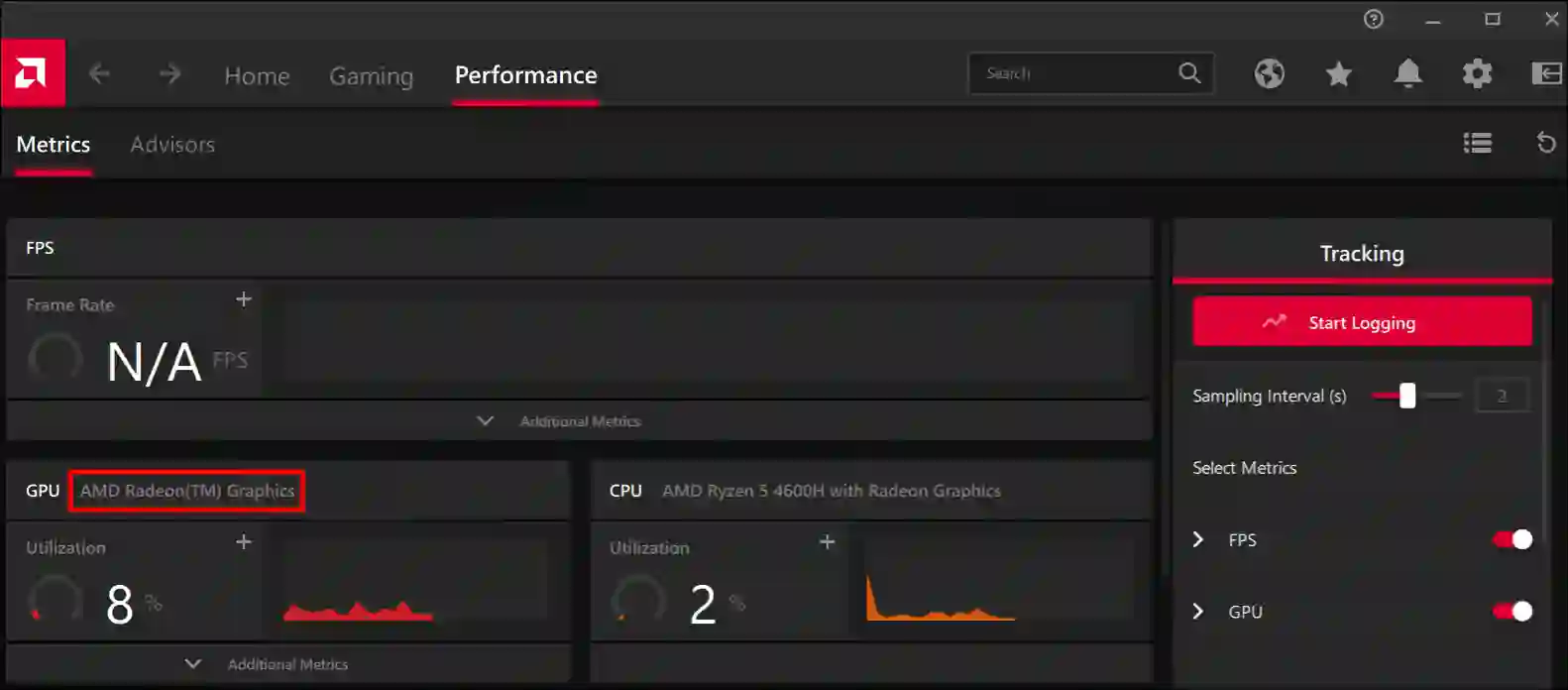 identify graphics card you're currently using amd