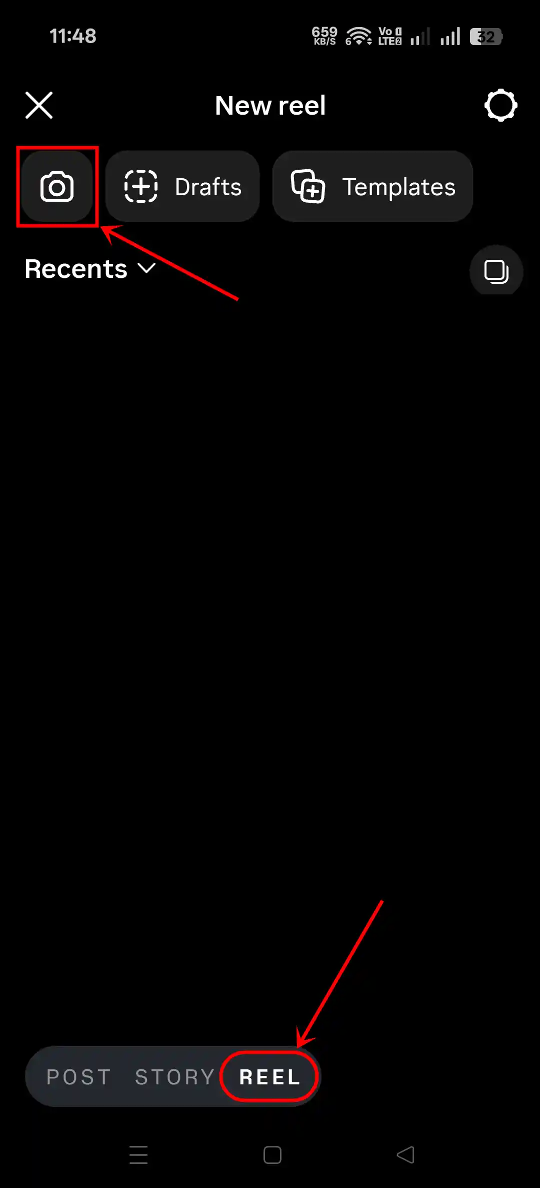 instagram reel camera