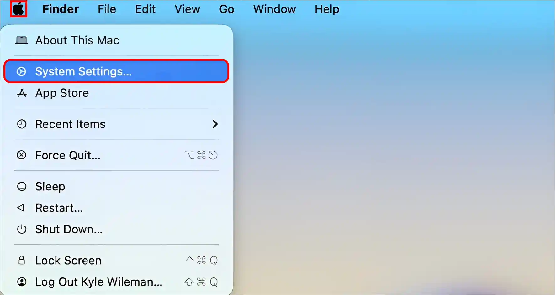 mac system settings