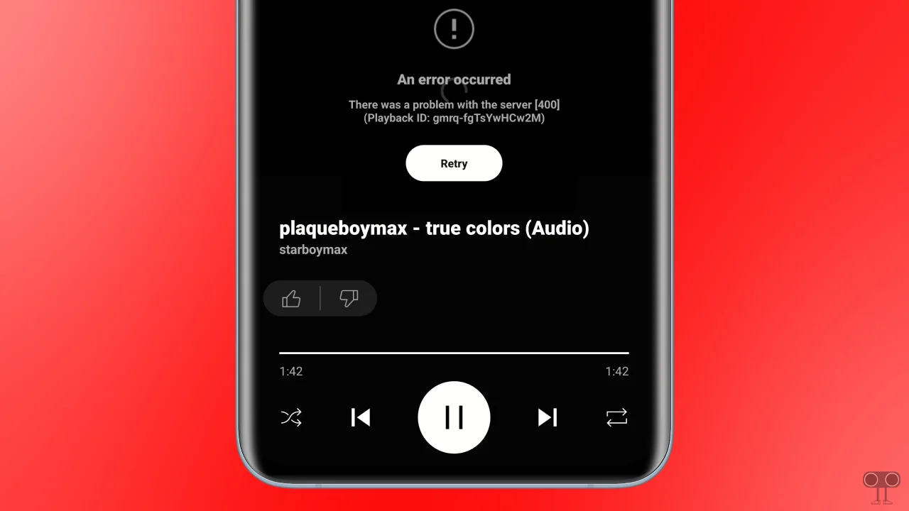 youtube music revanced not working, youtube music revanced there was a problem with the server 400