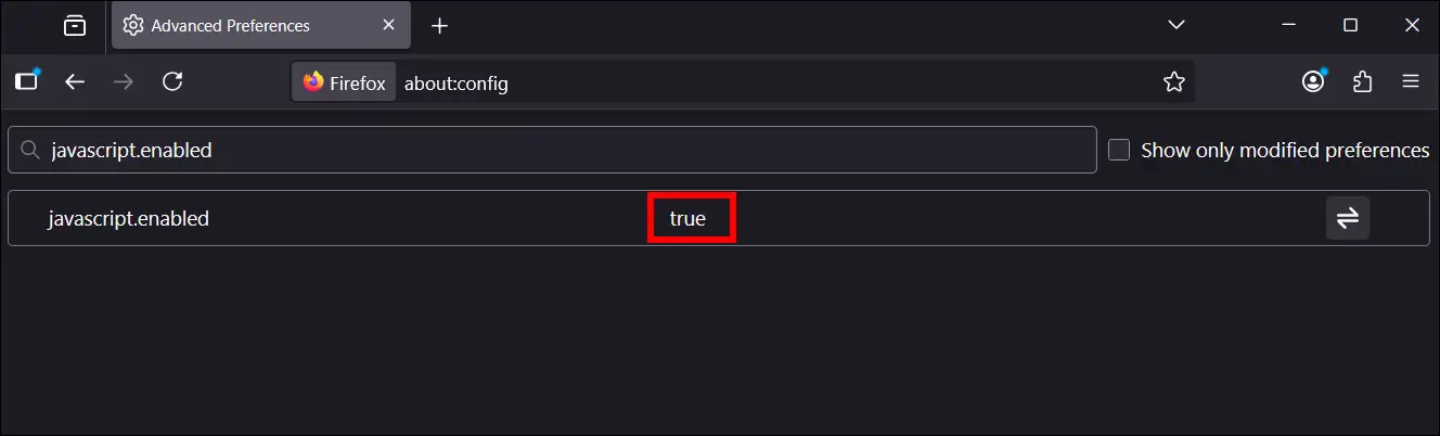 enable firefox javascript