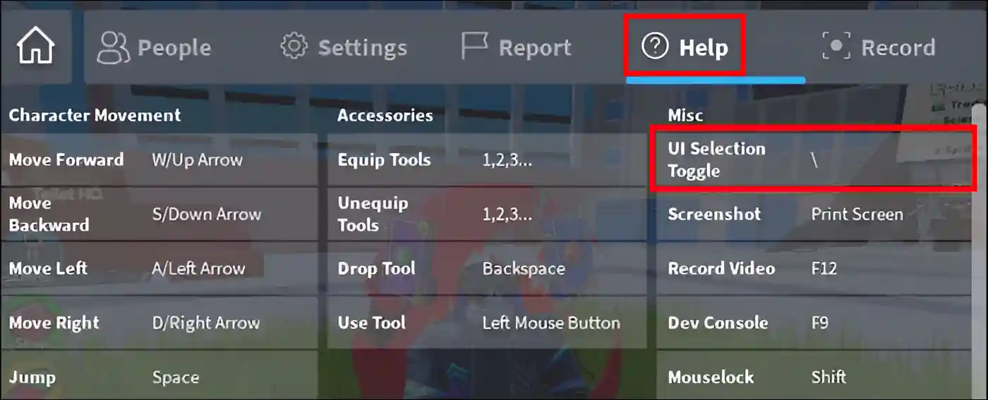 Exit UI navigation in Roblox
