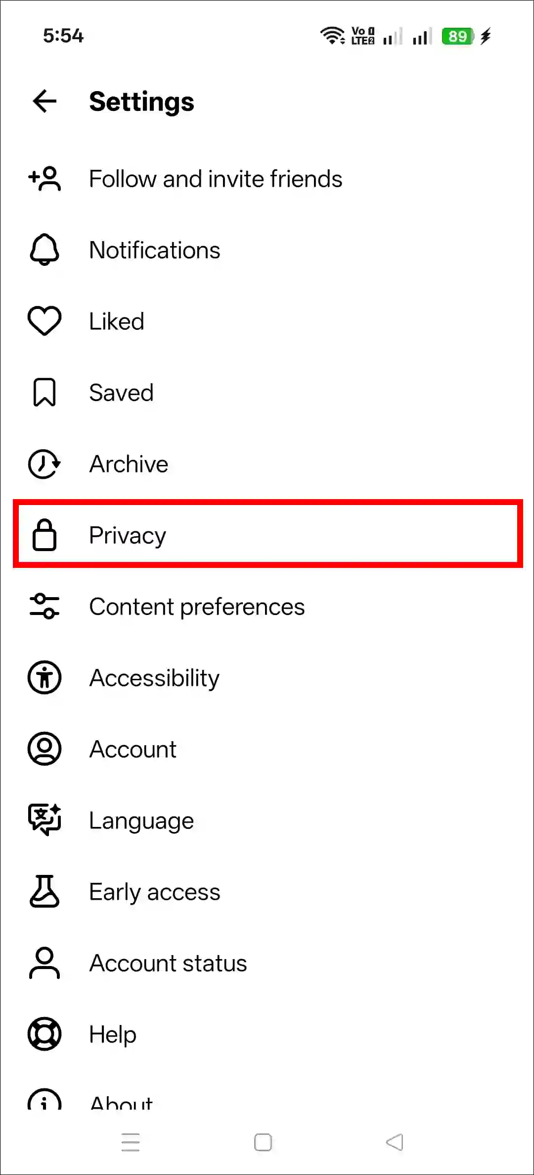 Stop the Threads app from showing online status