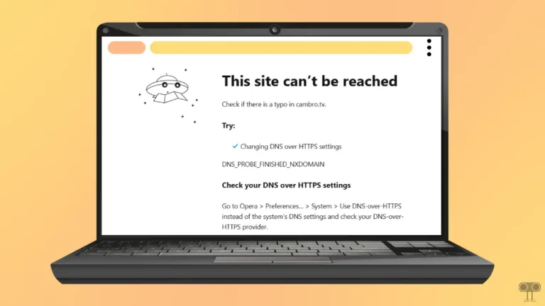 Cambro.tv Keeps Showing "This site can't be reached" Error Message