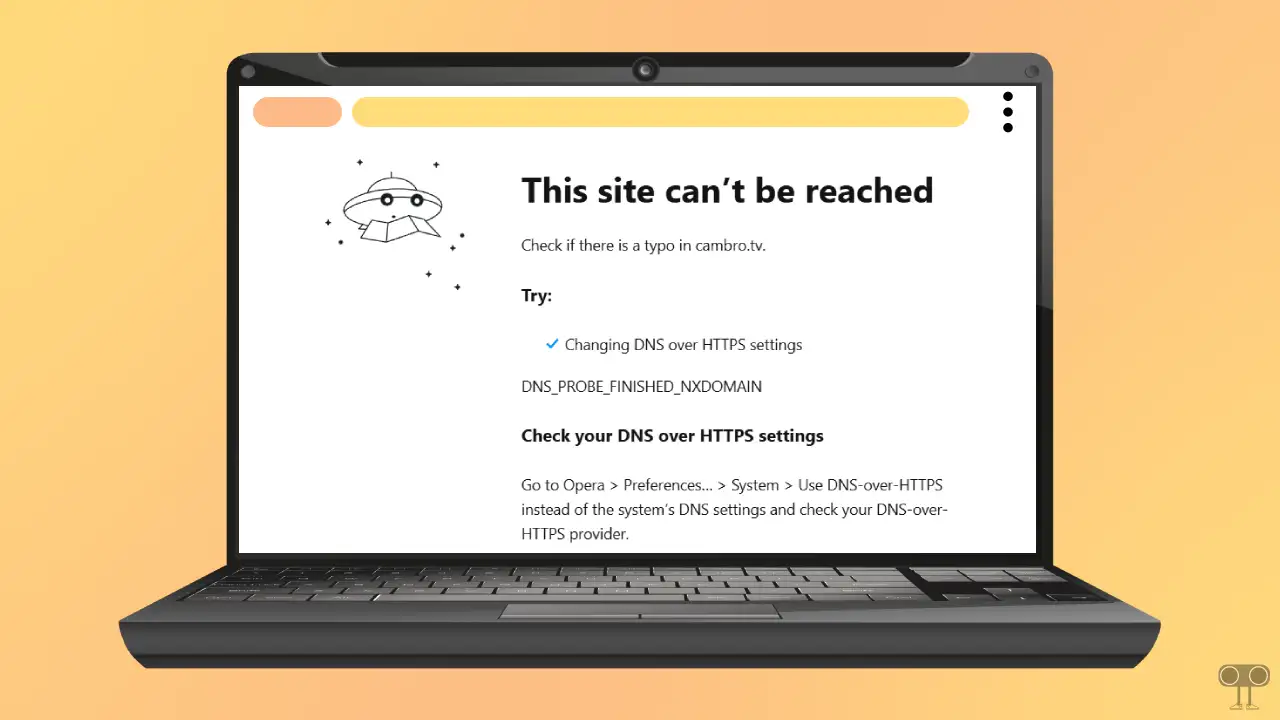 Cambro.tv Keeps Showing "This site can't be reached" Error Message